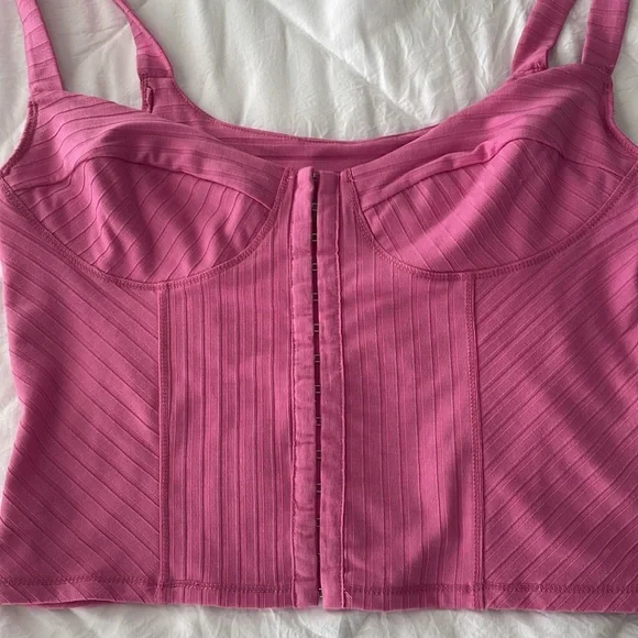 NWT Free People Pink Corset - Picture 4 of 5